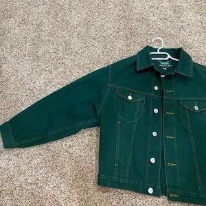 Vintage Green Jean Jacket